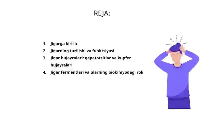 Jigar va uning xususiy biokimyosi 2