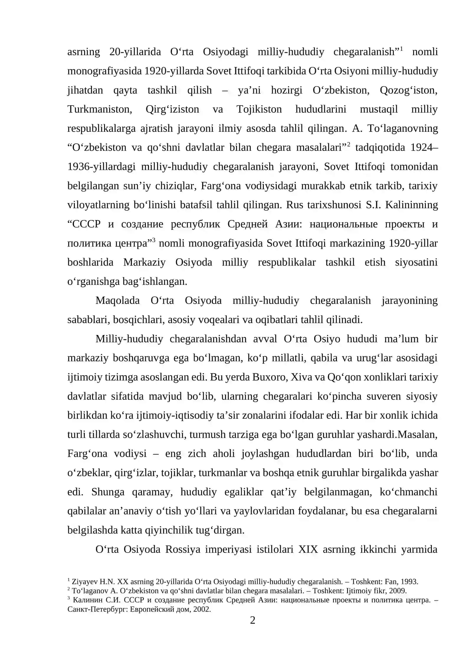 O‘rta Osiyoda milliy hududiy chegaralanish 2