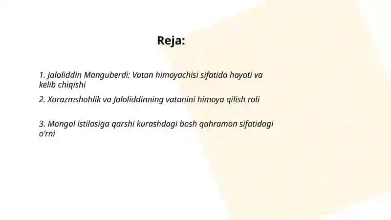 Jaloliddin Manguberdi - Vatan himoyachisi 2