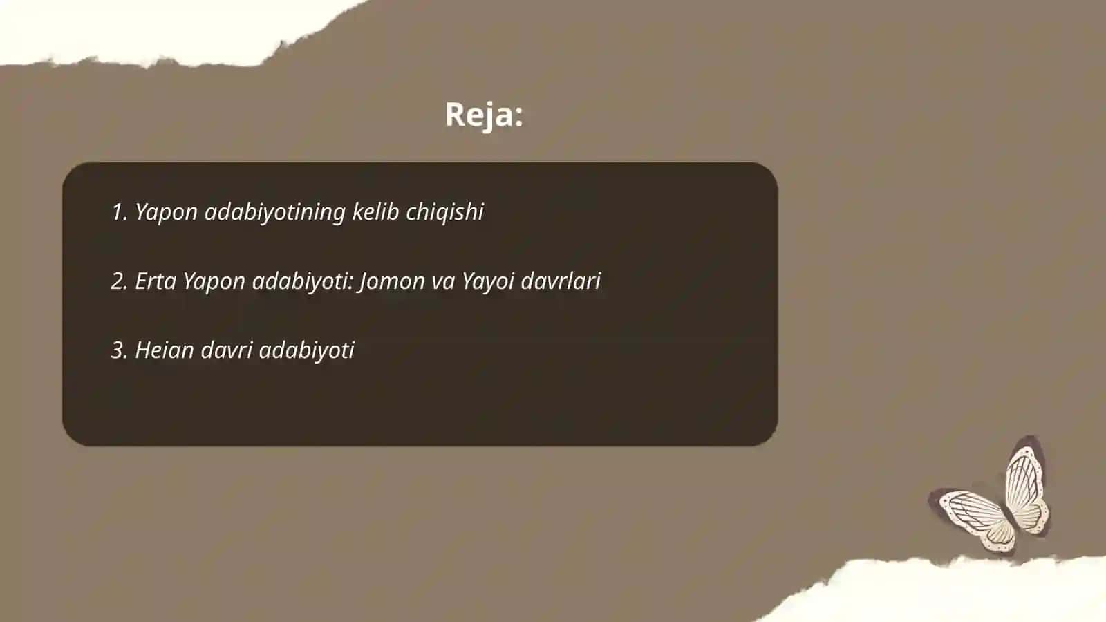 Yapon adabiyoti tarixi 2