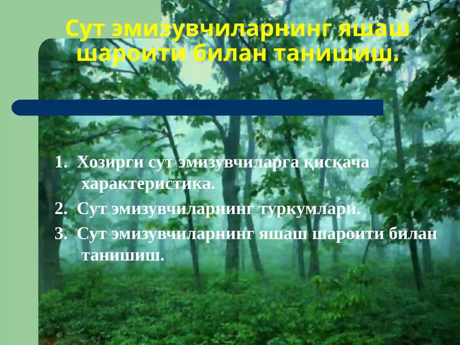 Экология ва табиатнимуҳофаза қилиш кафедраси 2