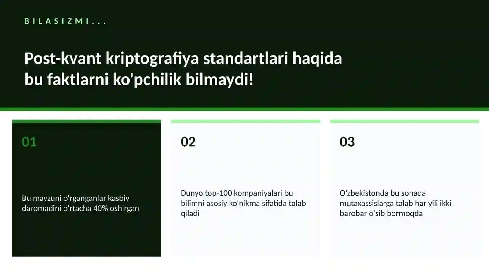 Post-kvant kriptografiya standartlari 2