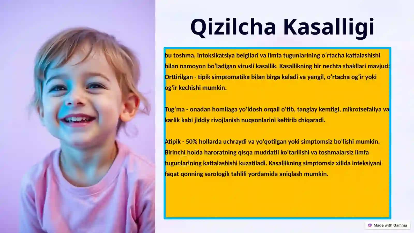EPIDEMIOLOGIYA fanidan tayyorlaganTAQDIMOTI 2