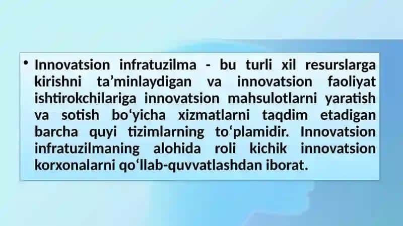 Innovatsion bozor tuzilmasi va uning yangi texnologiyalar rivojlanishiga ta’siri 2
