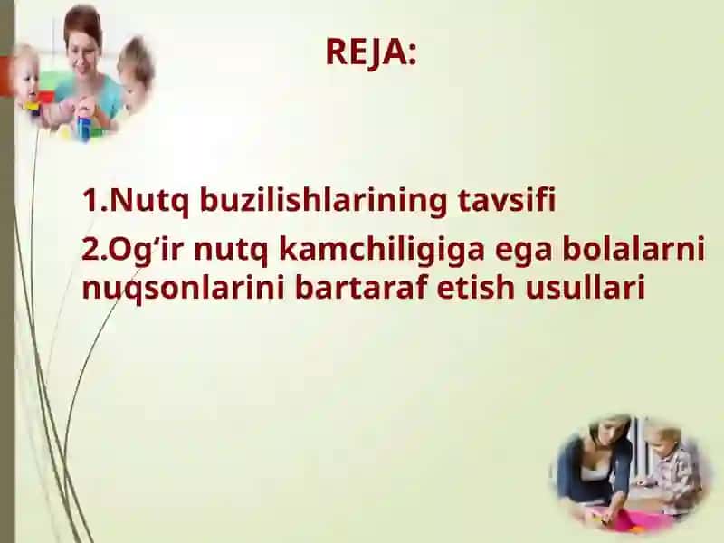 Og'ir nutq kamchiligiga ega bolalarni nuqsonlarini bartaraf etish usullari 2