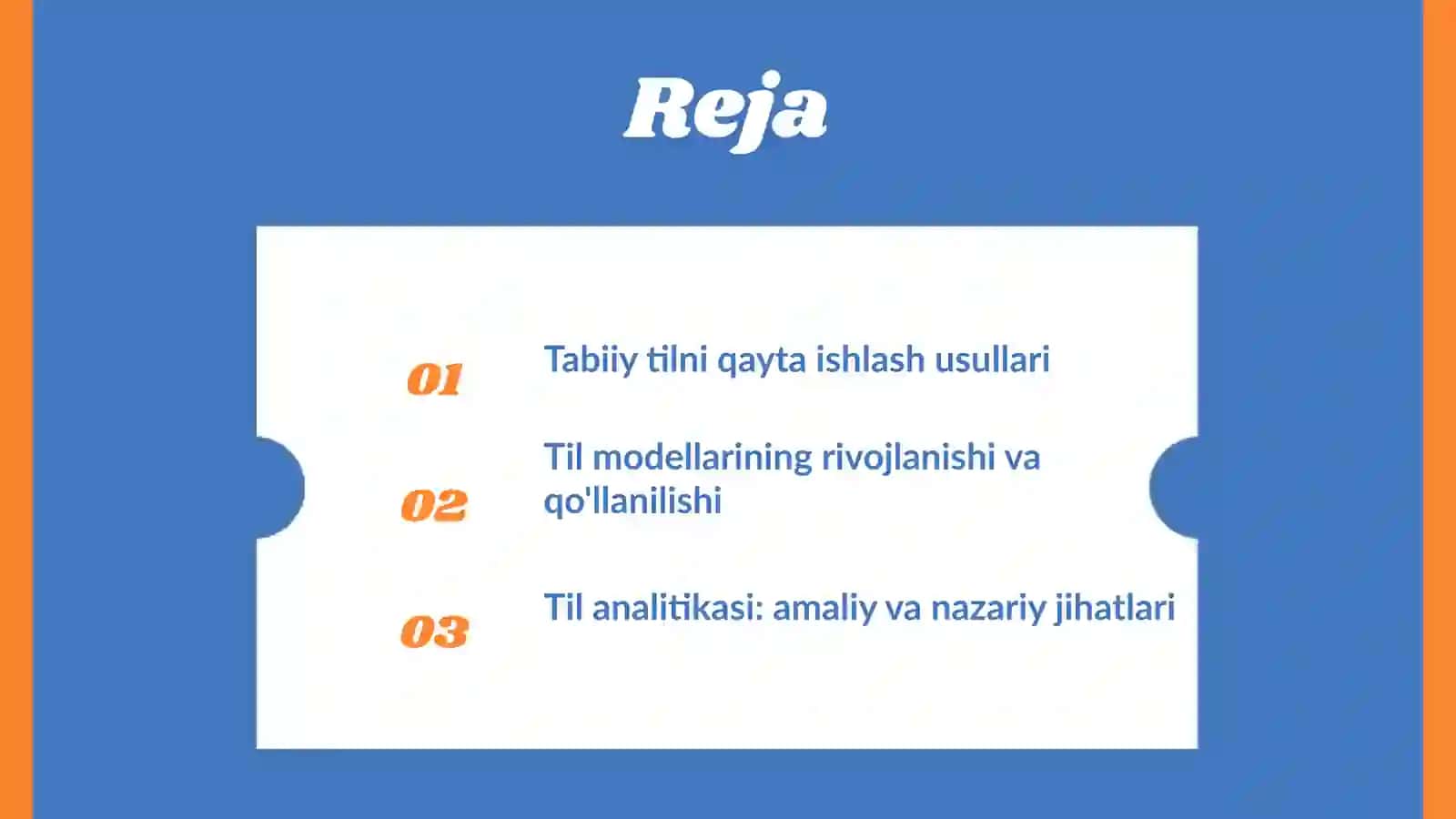 Kompyuter lingvistikasi yo'nalishlari 2