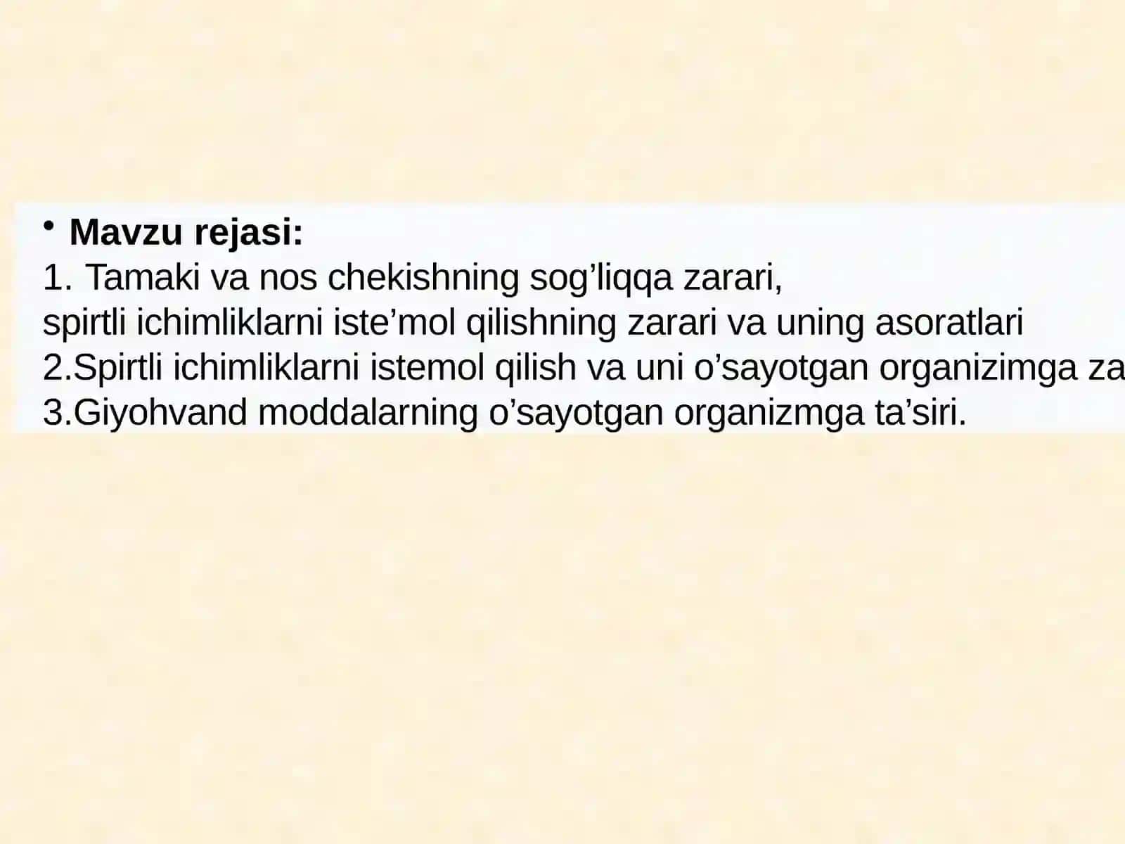 O’smirlardagi zararli odatlar va ularni oldini olish 2