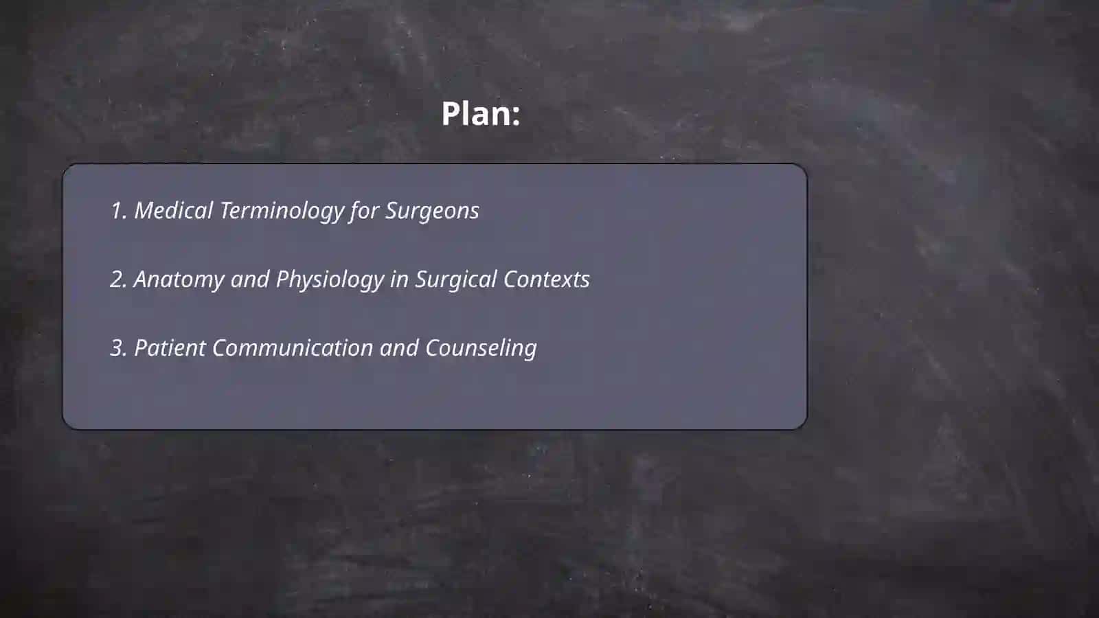 ESP for Surgeons 2