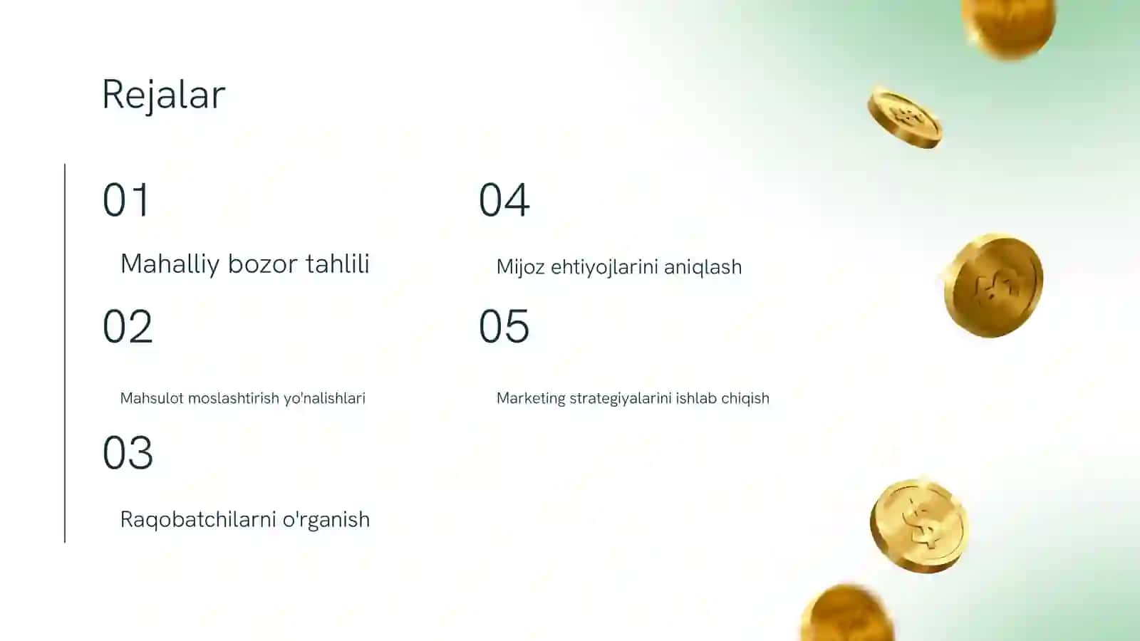 Mahalliy bozor uchun mahsulot moslashtirish strategiyasi 2