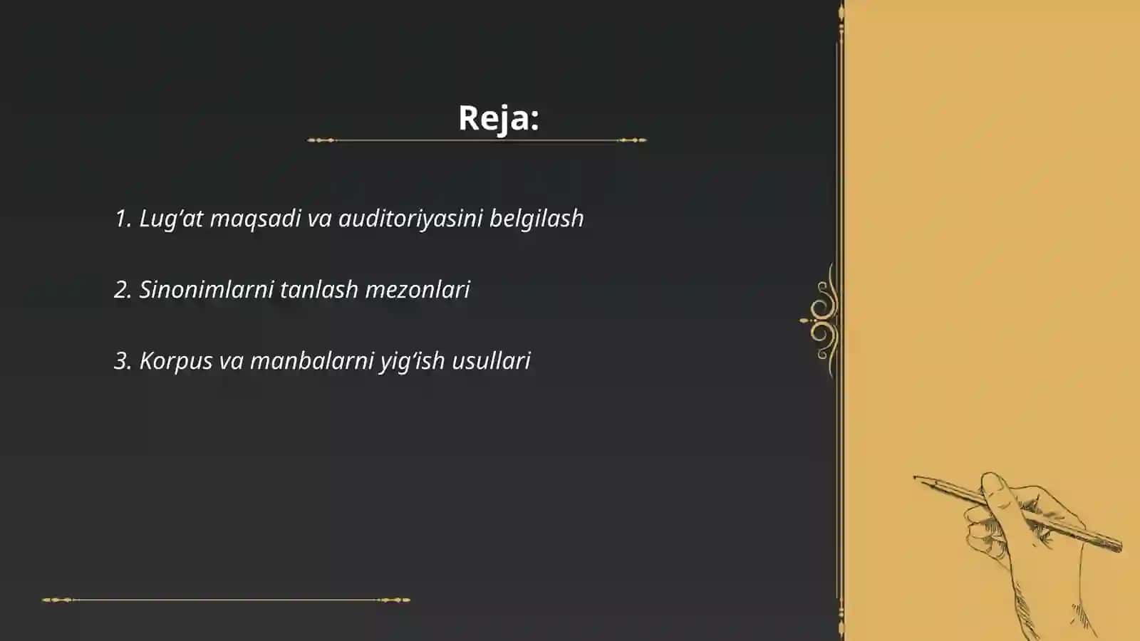"Oʻzbek tili sinonimlar izohli lugʻati" 2
