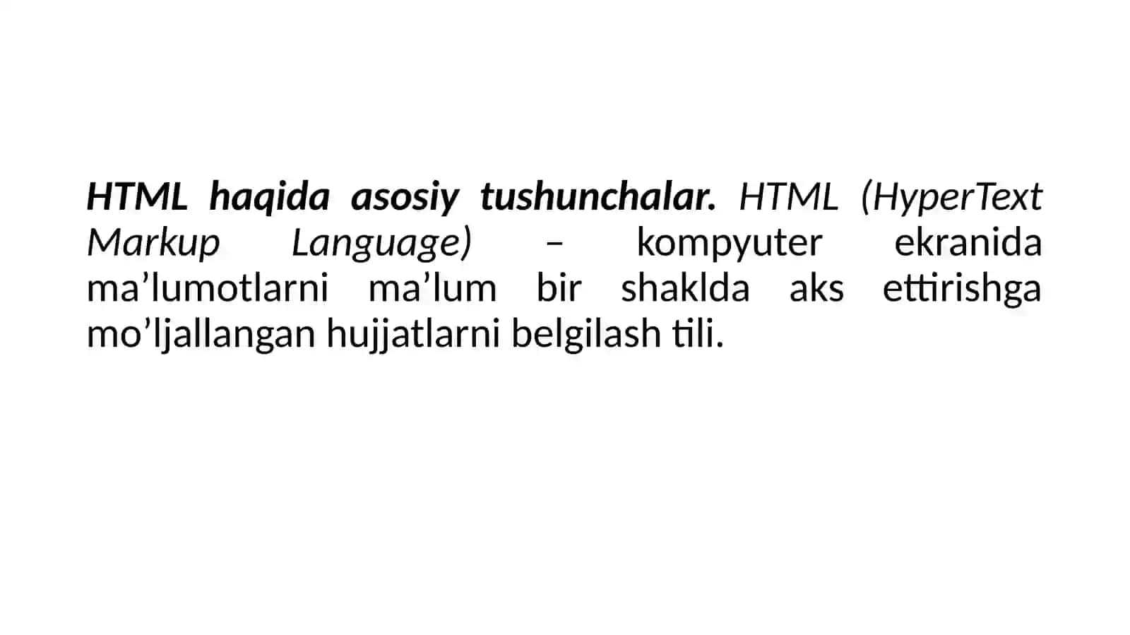 2-mavzu.Gipermatnlibelgilashtili(HTML) 2
