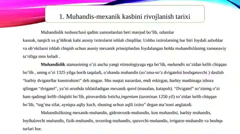 Avtotransport muhandis-mеxanikiga qo’yilayotgan talabni o’rganish 2