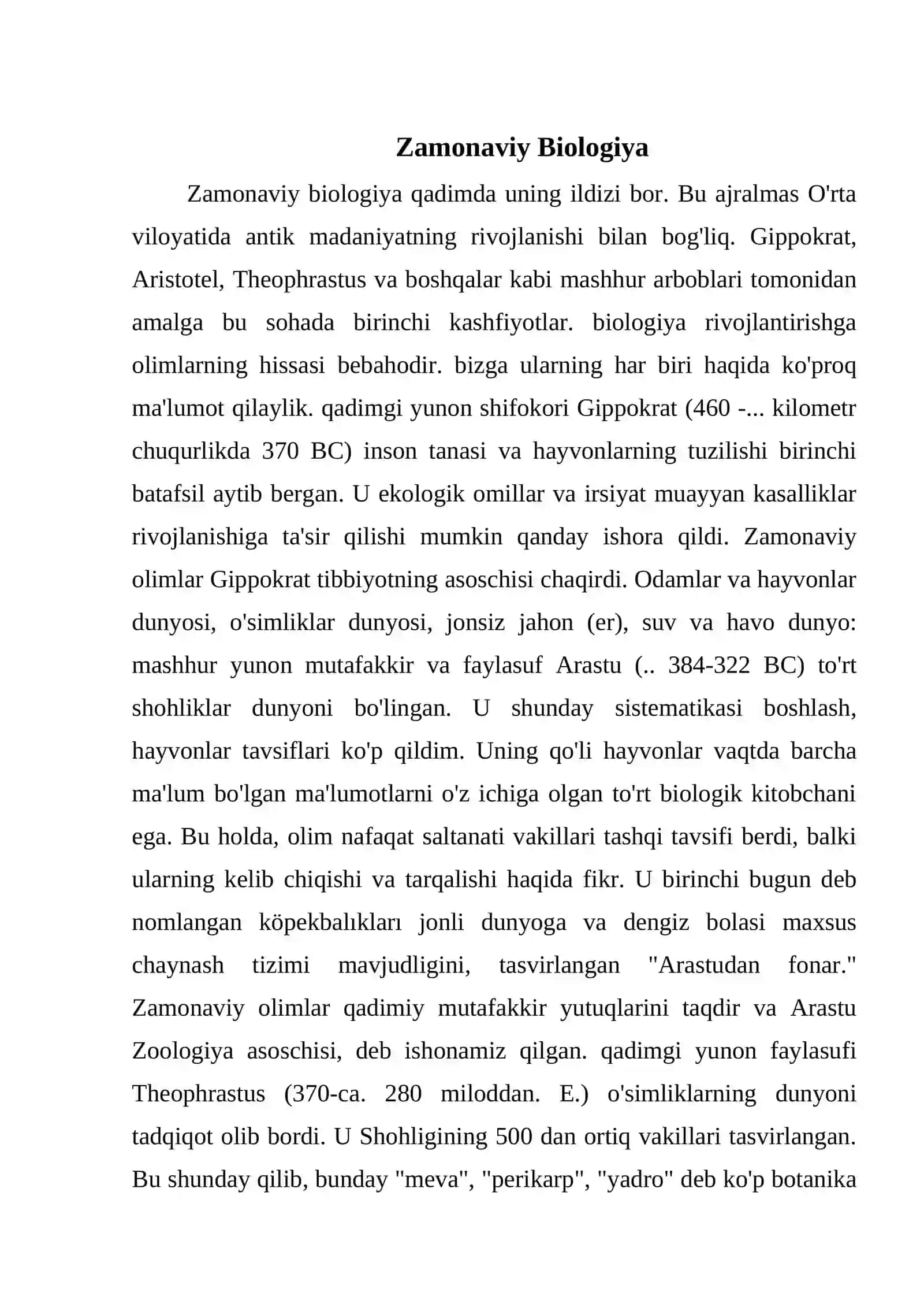 ZAMONAVIY BIOLOGIYA RIVOJLANISHIDAGI BIOINFORMATIKANING XISSASI 2