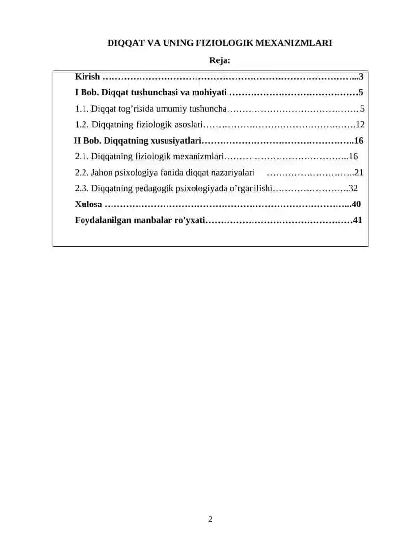 DIQQAT VA UNING FIZIOLOGIK MEXANIZMLARI 2