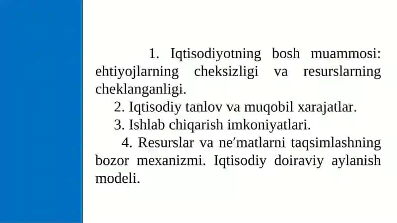 Mikroiqtisodiyotga kirish, iqtisоdiy bаzis tushunchаlаr 2