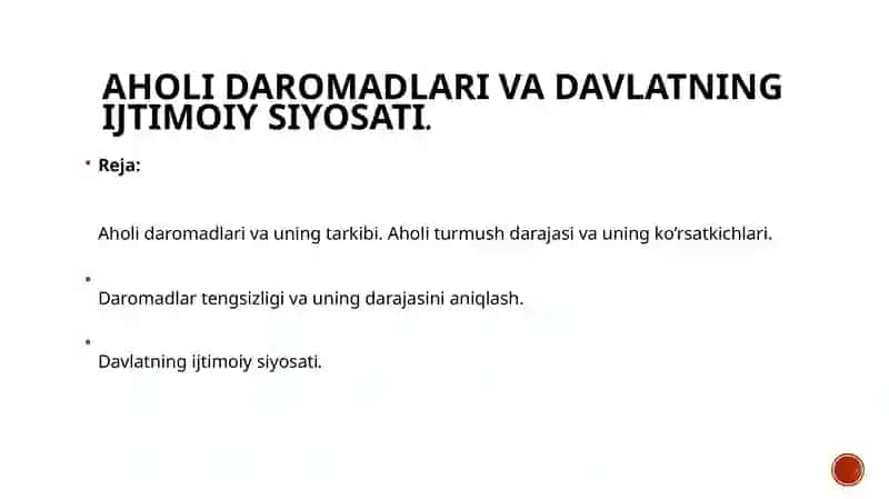 Aholidaromadlarivadavlatningijtimoiysiyosati 2