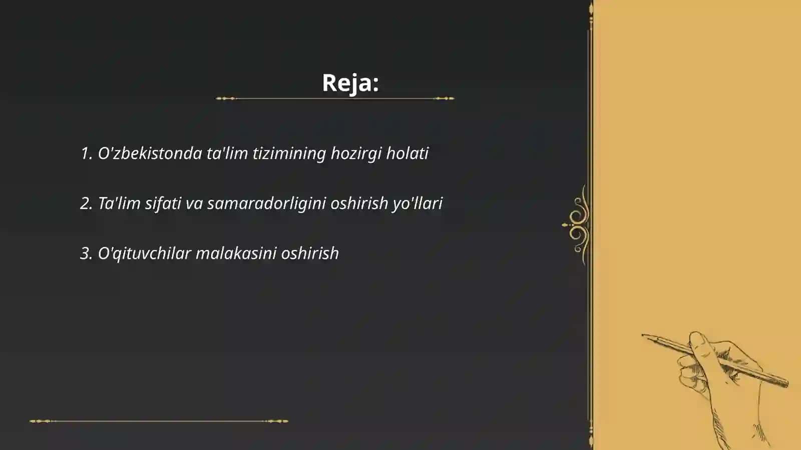 O'zbekistonda ta'lim tizimining hozirgi holati 2