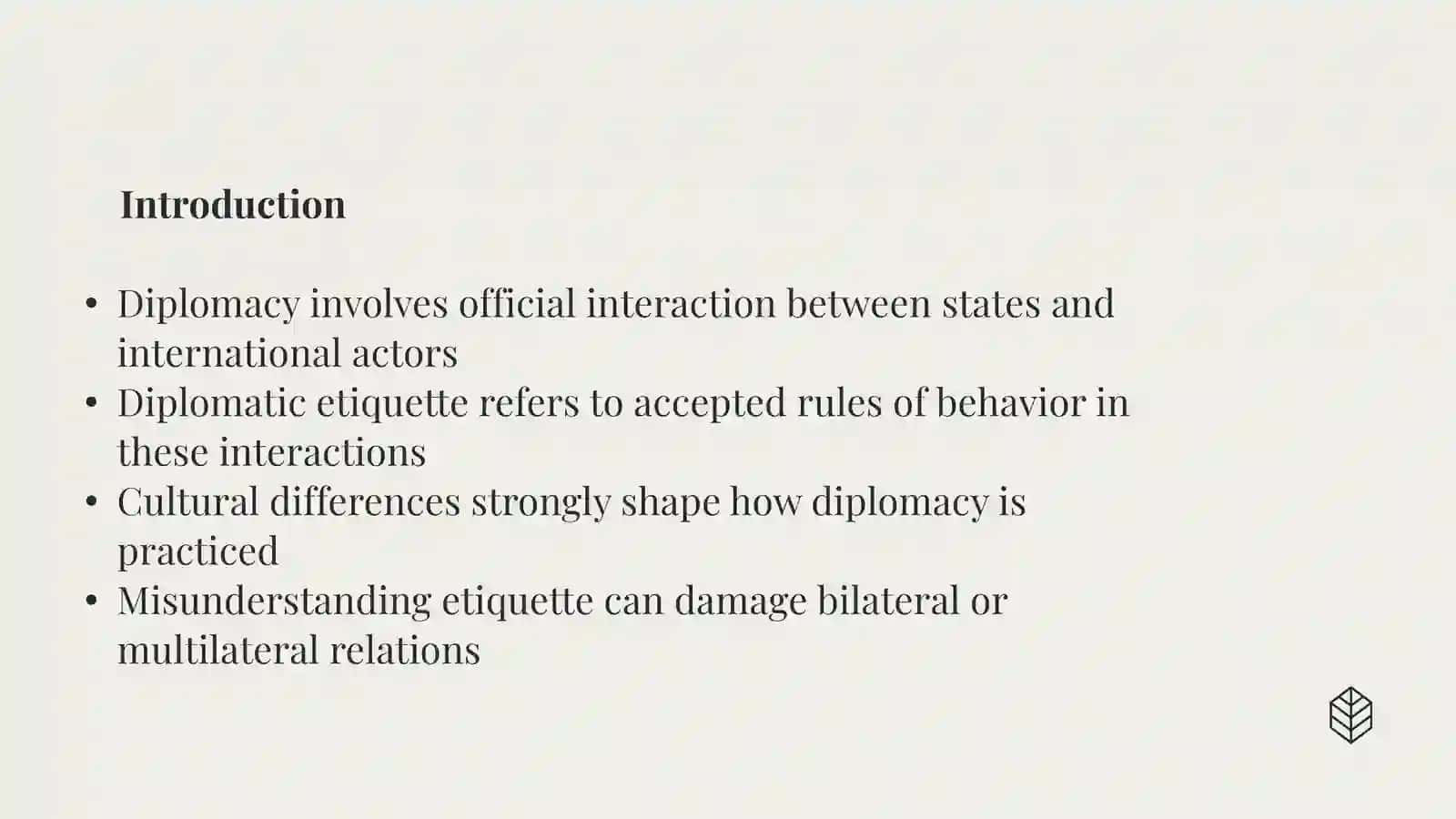 Diplomatic Etiquette in Different Cultures 2