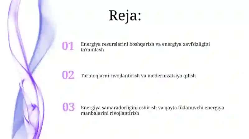 Davlat energetika vazirligi vazifalari 2