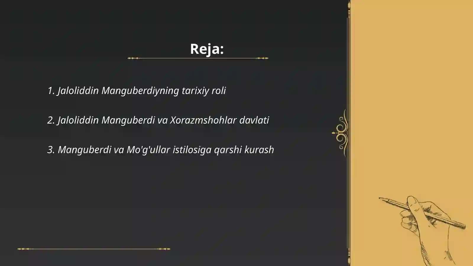 Jaloliddin Manguberdi - Vatan himoyachisi 2
