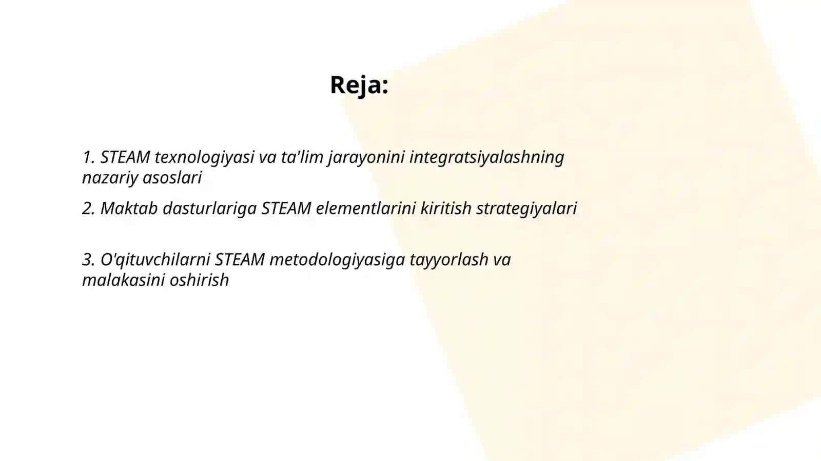 STEAM texnologiyasi va ta’lim jarayoni integratsiyasi 2
