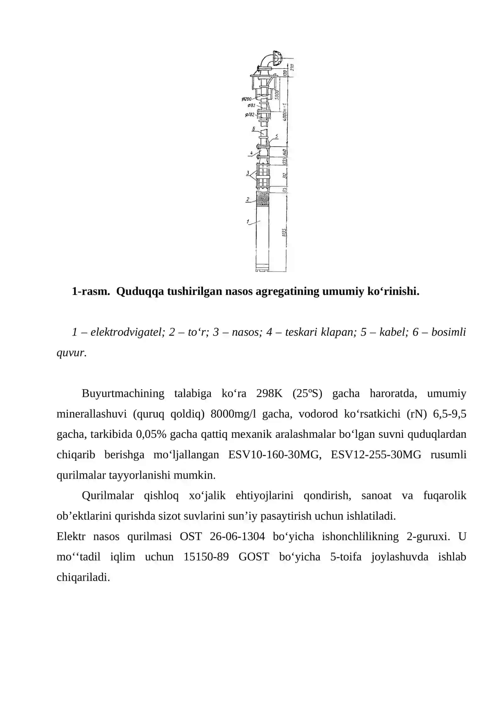 Botirma elektrodvigatelli quduqli markazdan qochma nasoslar 2