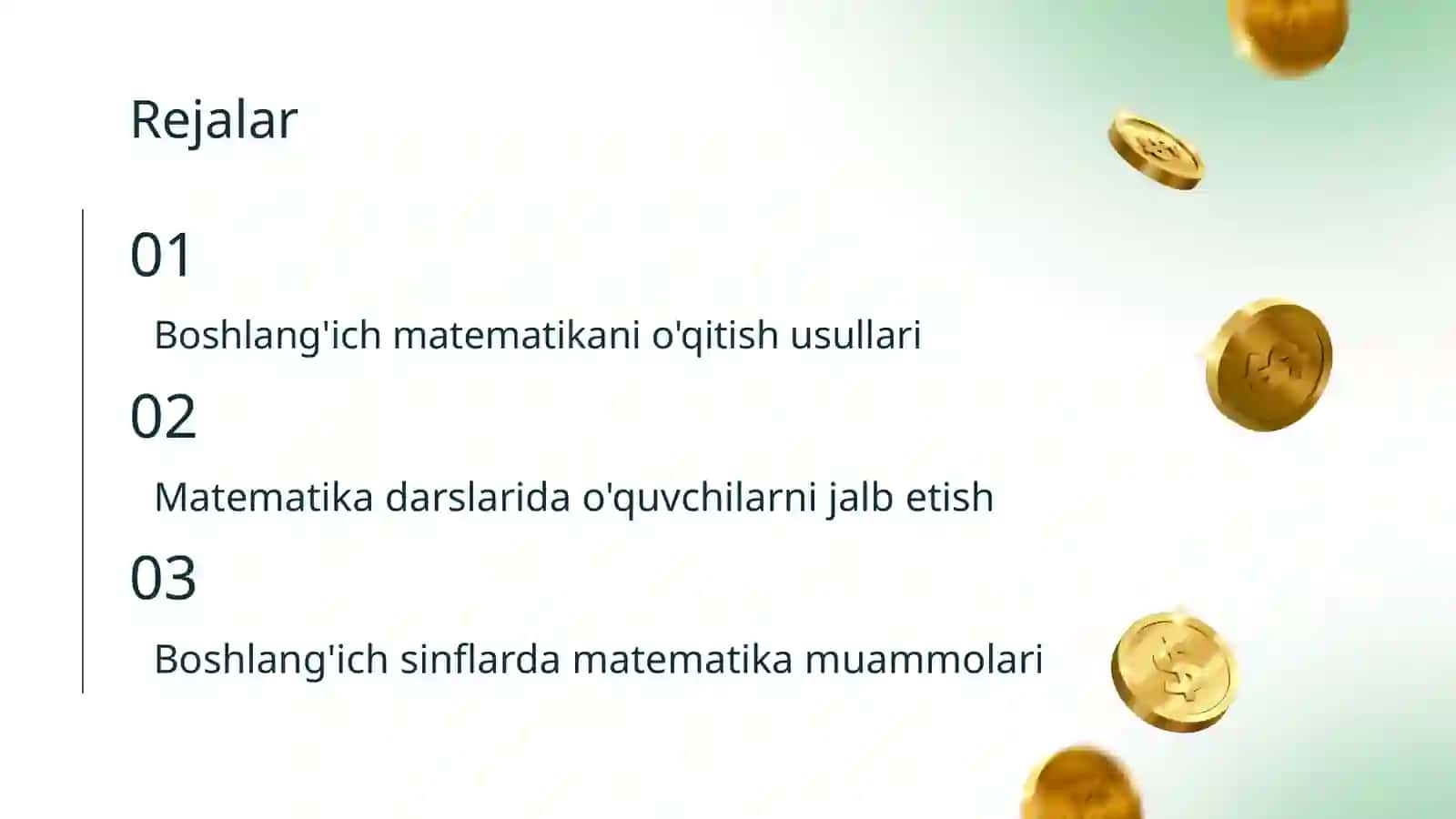 Boshlang'ich sinflarda matematika fanining umumiy masalalari 2