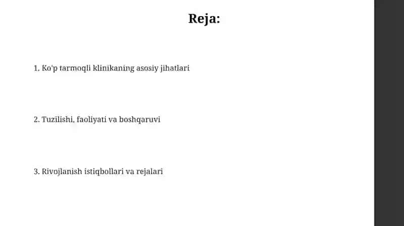 Kub tarmoqli kilinika 2
