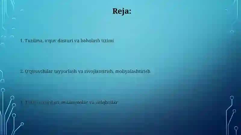 Xorijiy davlatlardan ta'lim tizimi 2