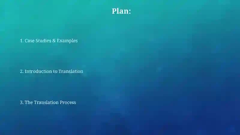 The Translation Process 2