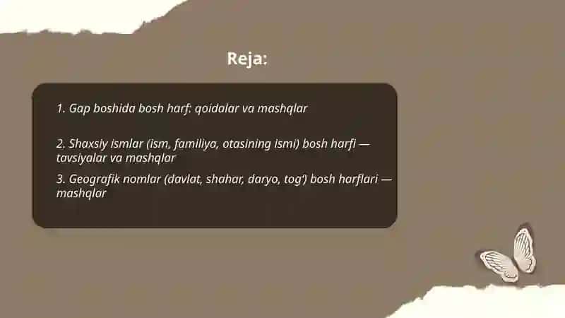 Bosh harflar imlosini amalda qoʻllash boʻyicha tavsiya va mashqlar 2