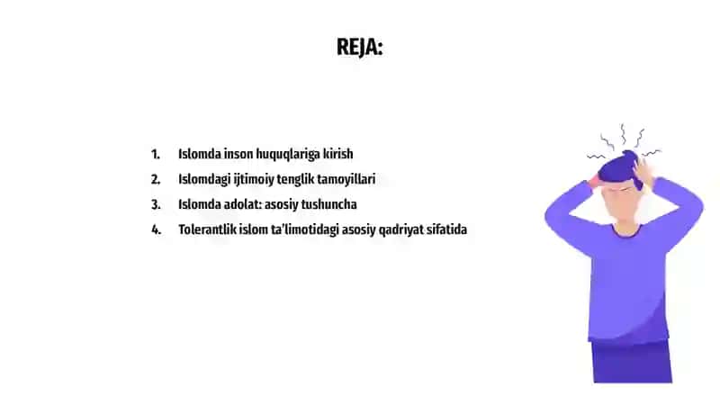 Islomda inson huquqlari himoyasi, ijtimoiy tenglik, adolat va tolerantlik 2