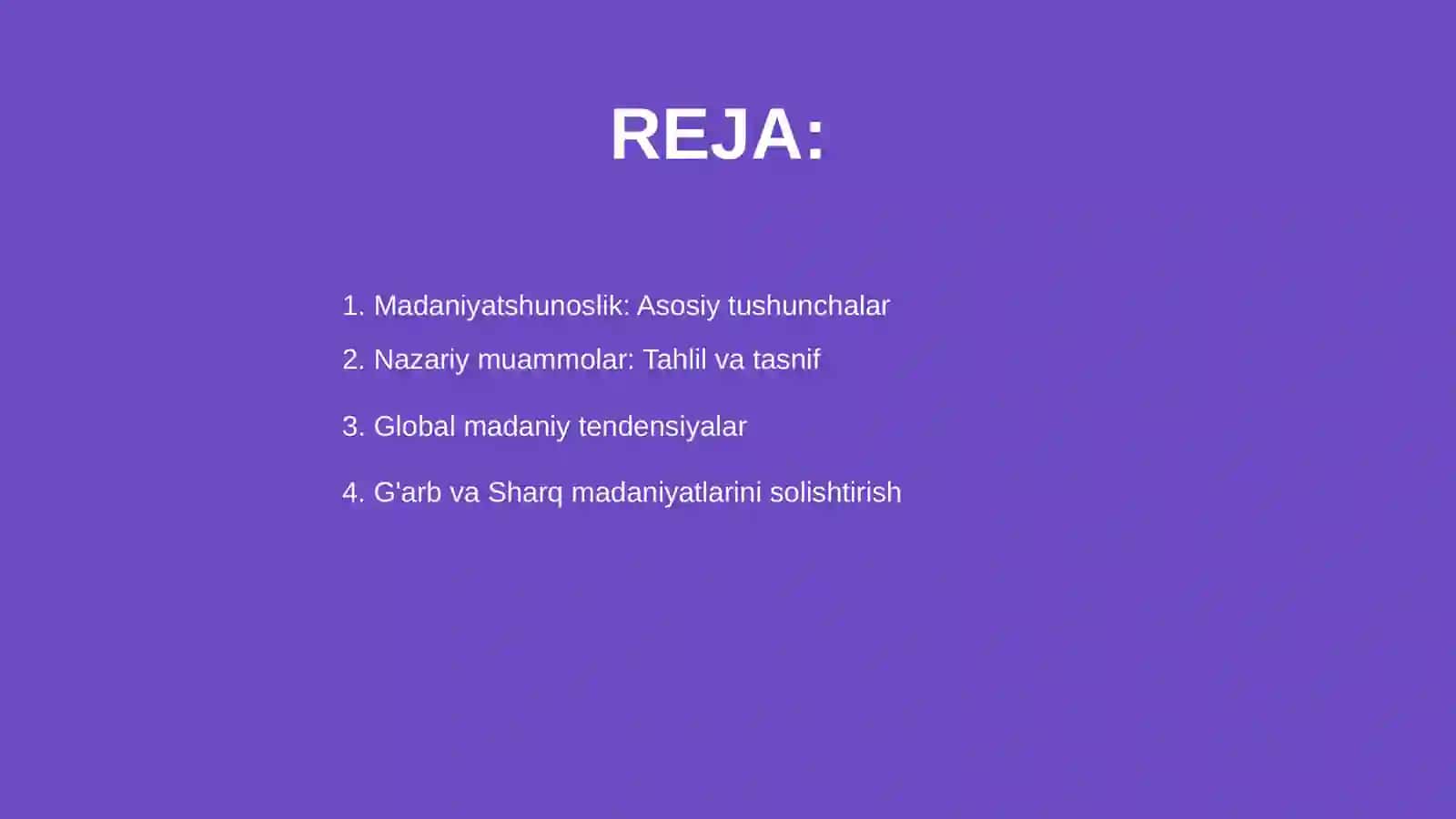 Dunyo madaniyatshunosligida nazariy muammolarning yechimi 2