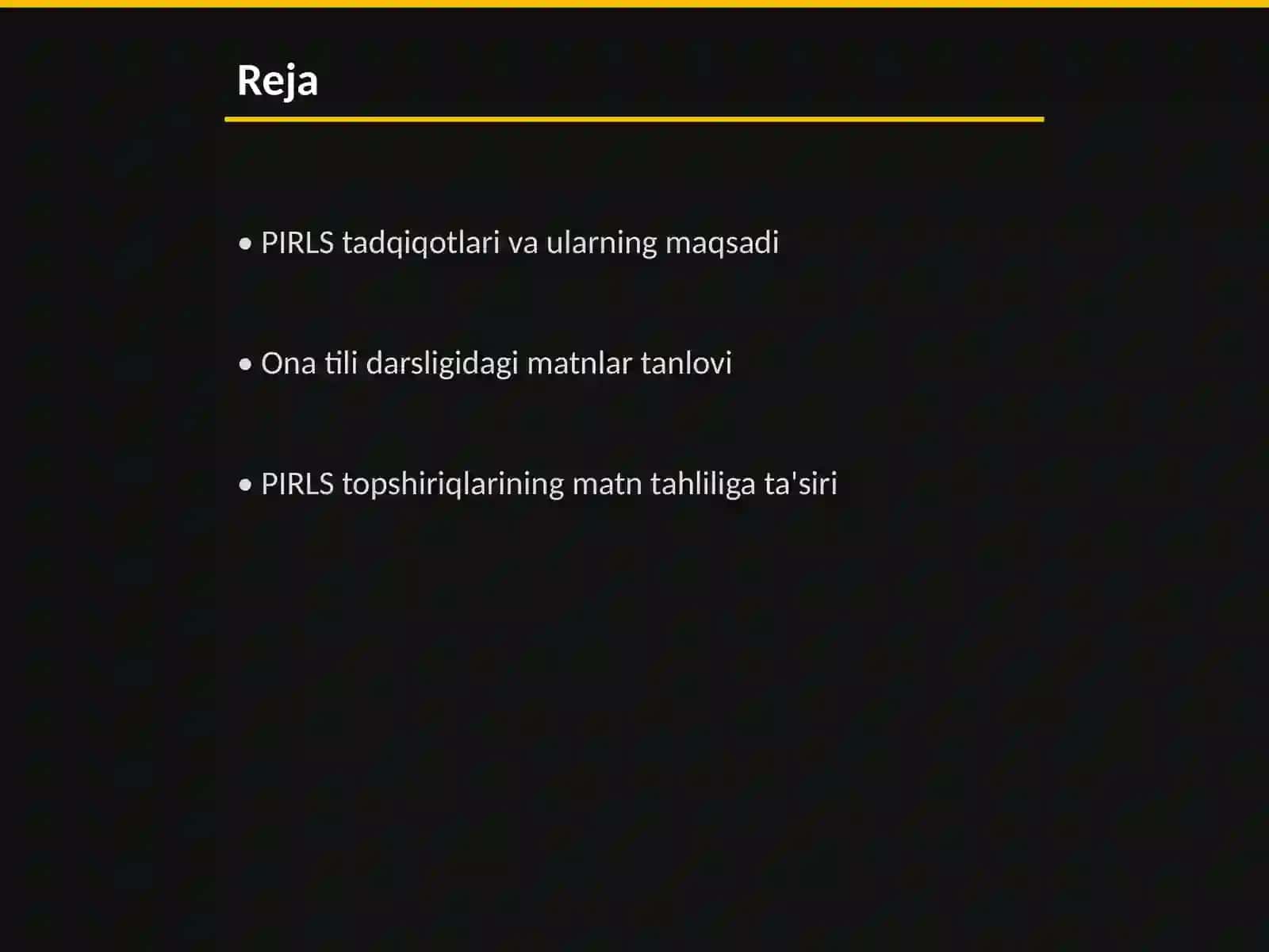 PIRLS topshiriqlari asosida ona tili darsligida berilgan matnlarni tahlil qilish 2