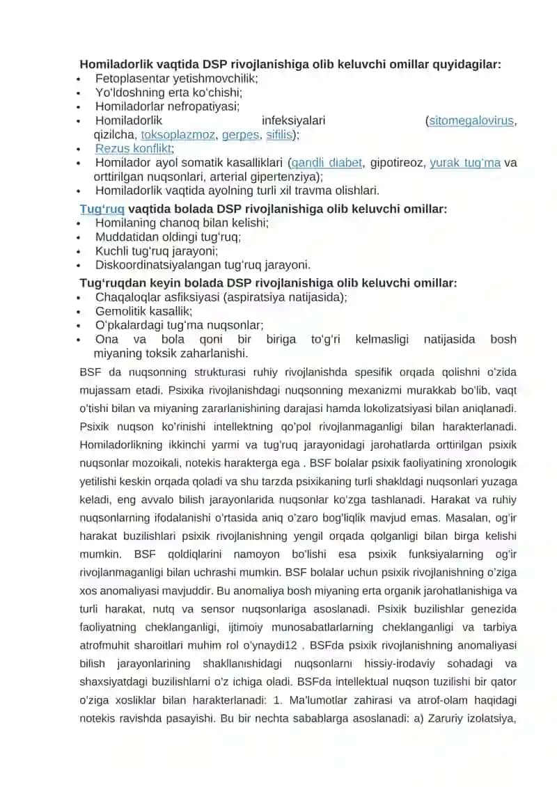 Bolalar serebral falajida kuzatiladigan nutq nuqsonlarini bartaraf etish 2