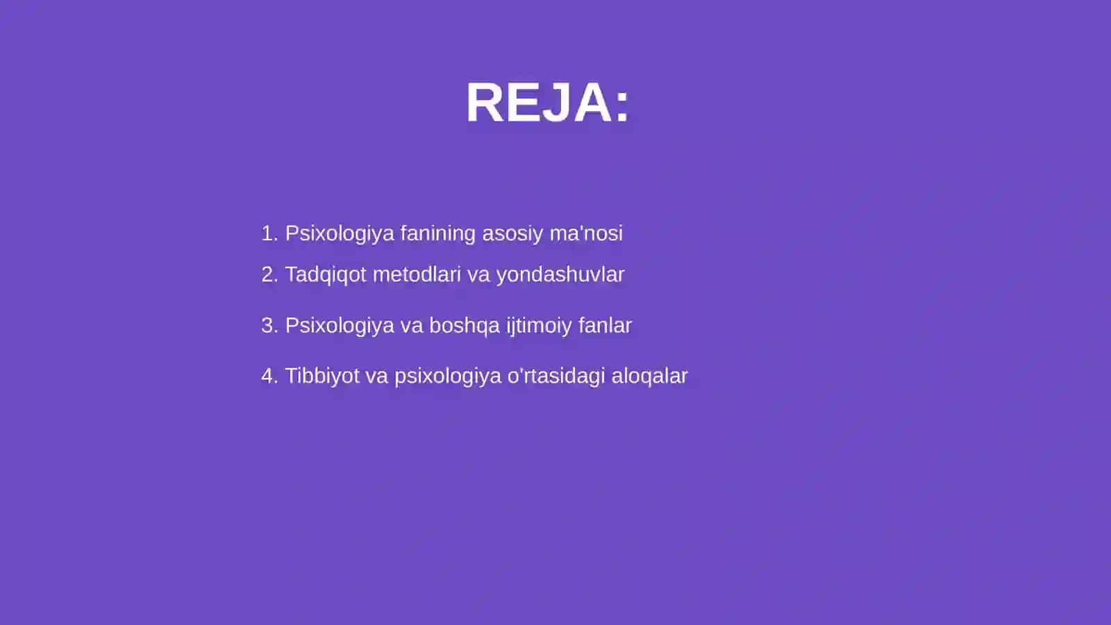 Psixologiya fanining boshqa fanlar tizimida tutgan o'rni 2