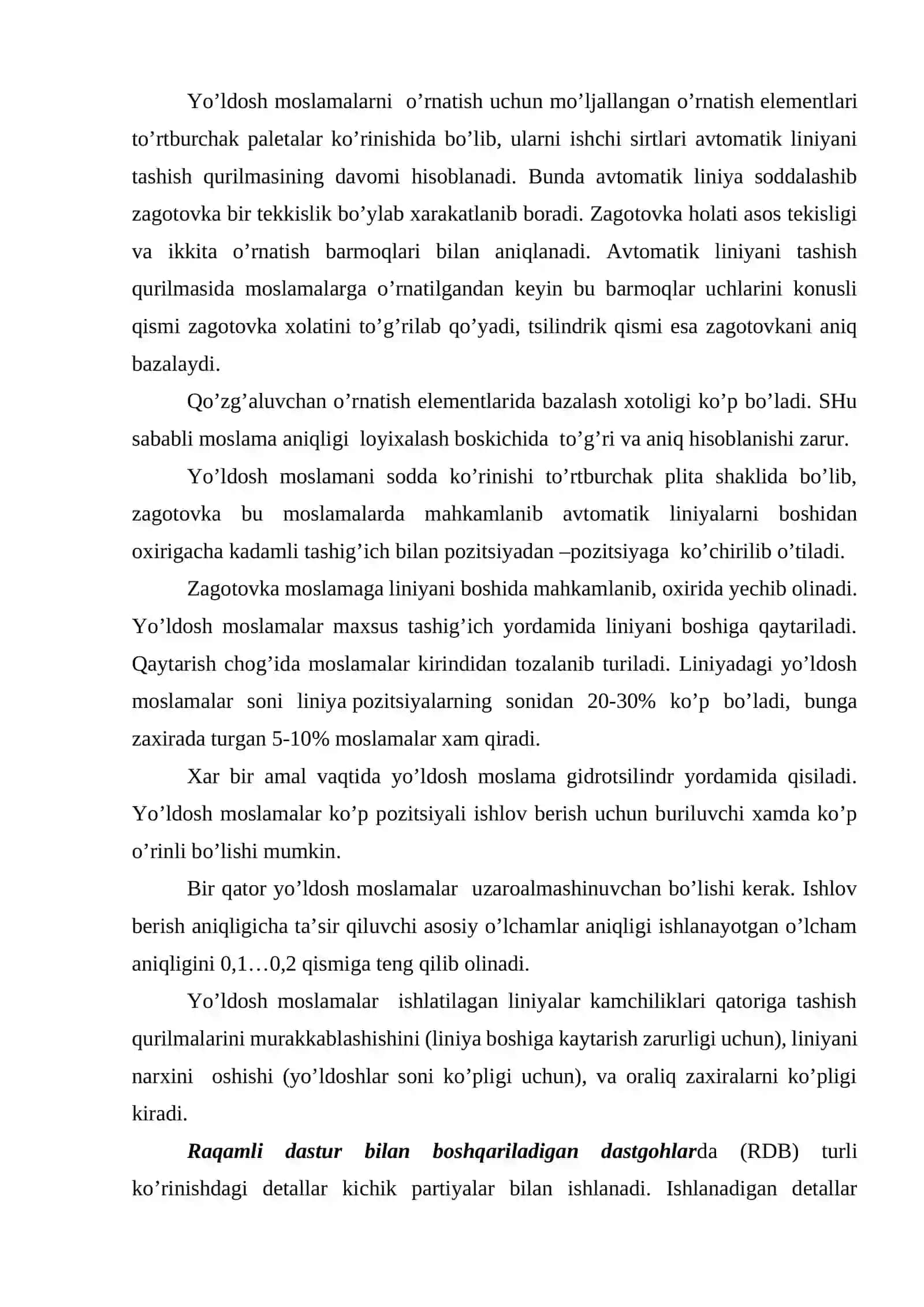 Zamonaviy dastgoh va nazorat moslamalari 2