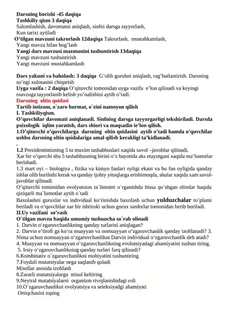 Yashash uchun kurash va uning turlari 2
