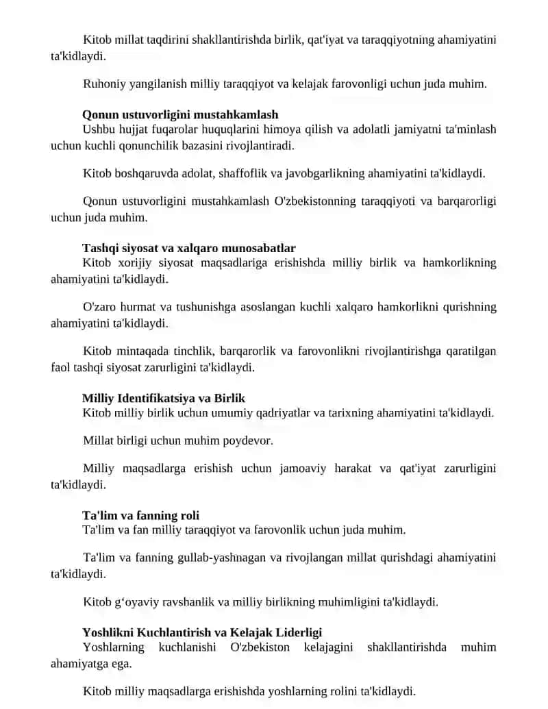 Iqtisodiy rivojlanish va farovonlik 2