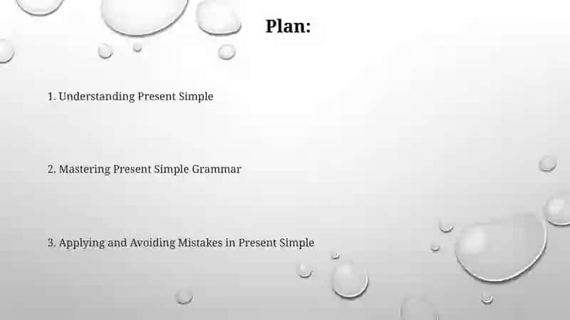 PRESENT SIMPLE 2