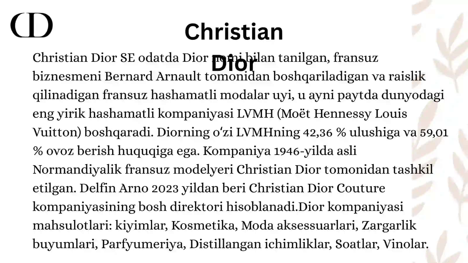 DIOR 2
