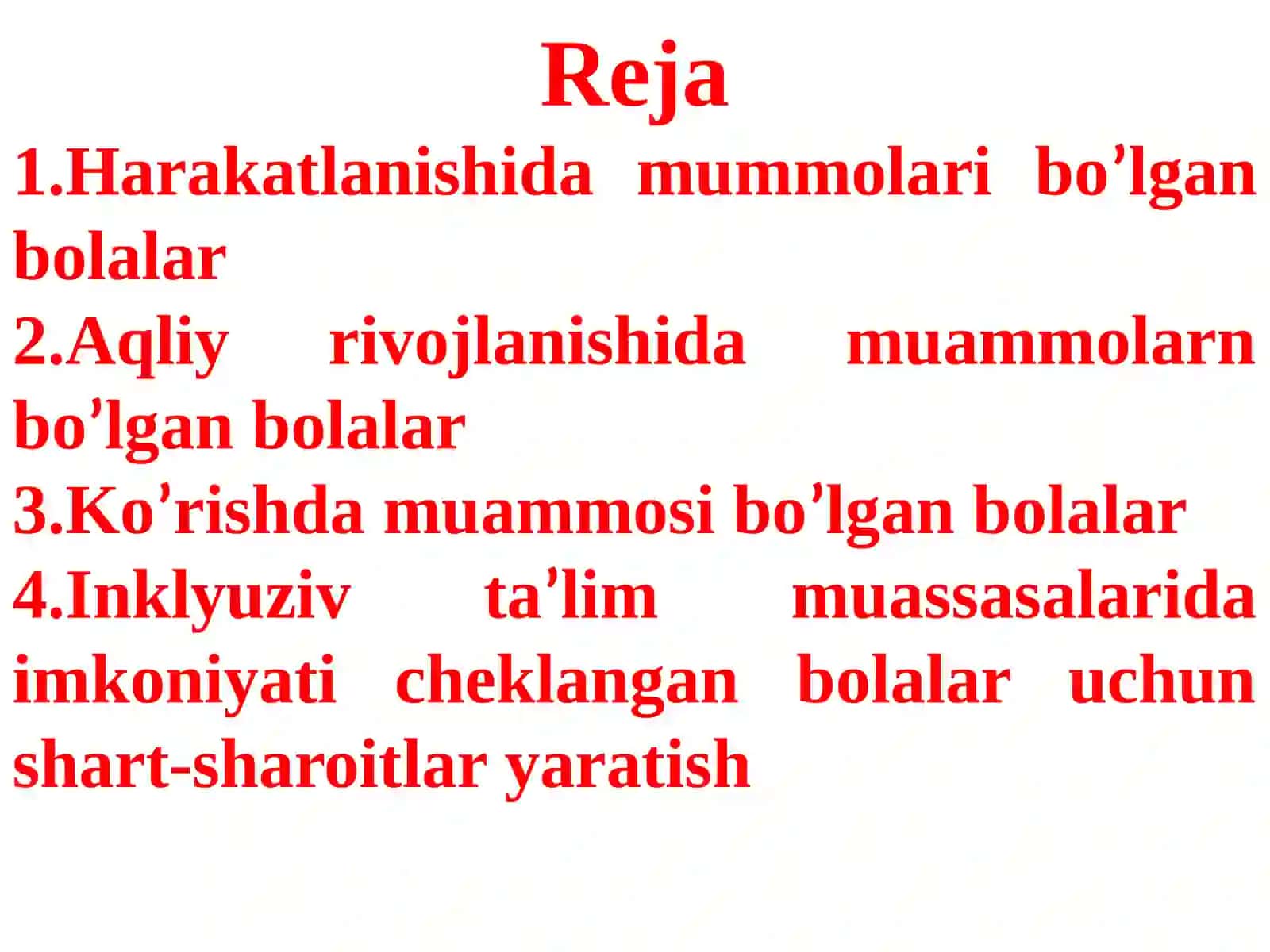 INKLYUZIV TA’LIMNI AMALGAOSHIRISH YO‘LLARI 2