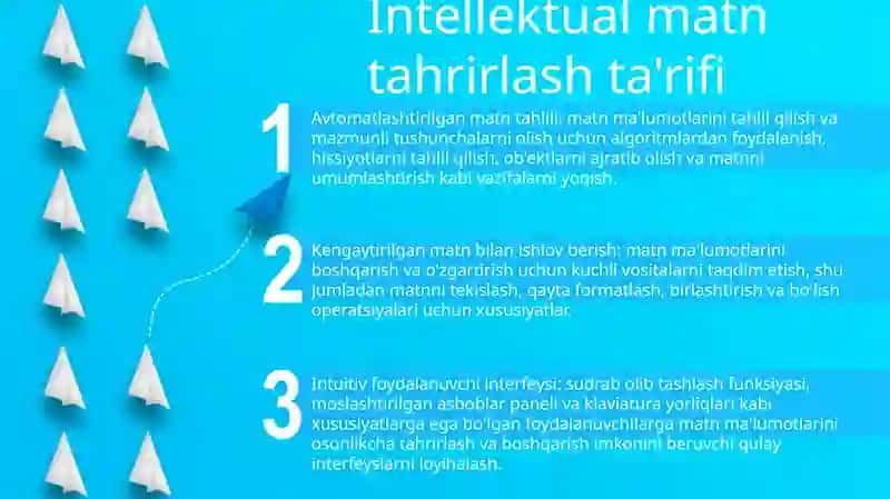Tekstli Malumotlarni Intelektual Tahrirlovchi Dastur Yaratish 2