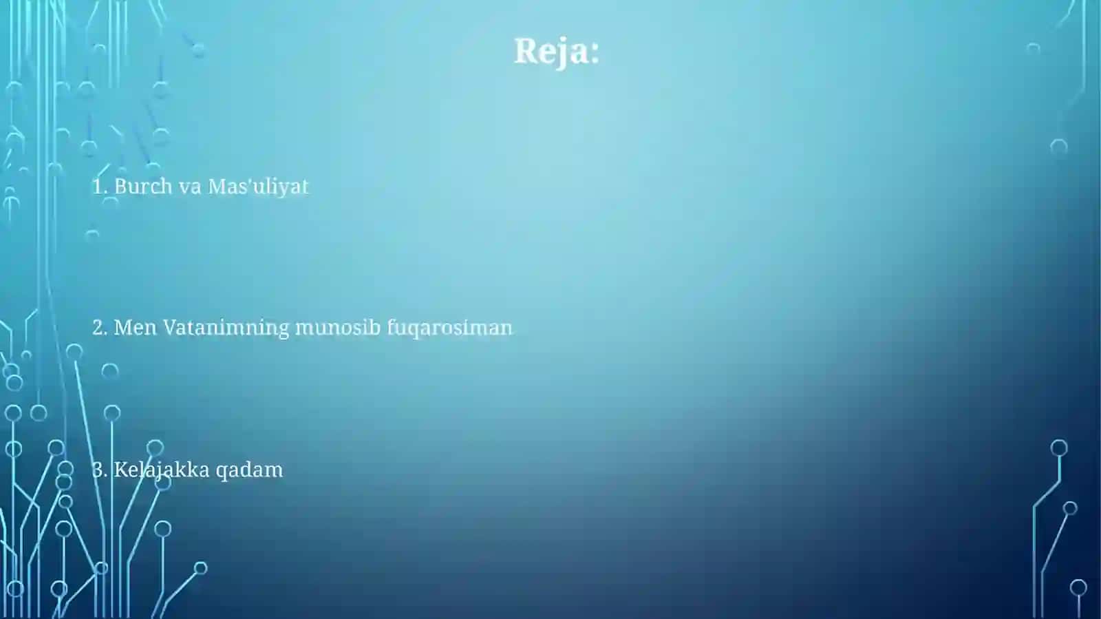 Men Vatanimning munosib fuqarosiman 2