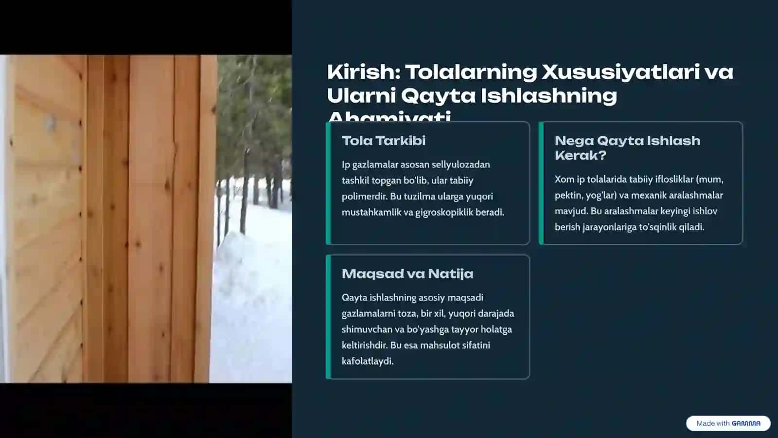 Ip Gazlamalarni Qaynatish va Oqartirish Rejimlari 2