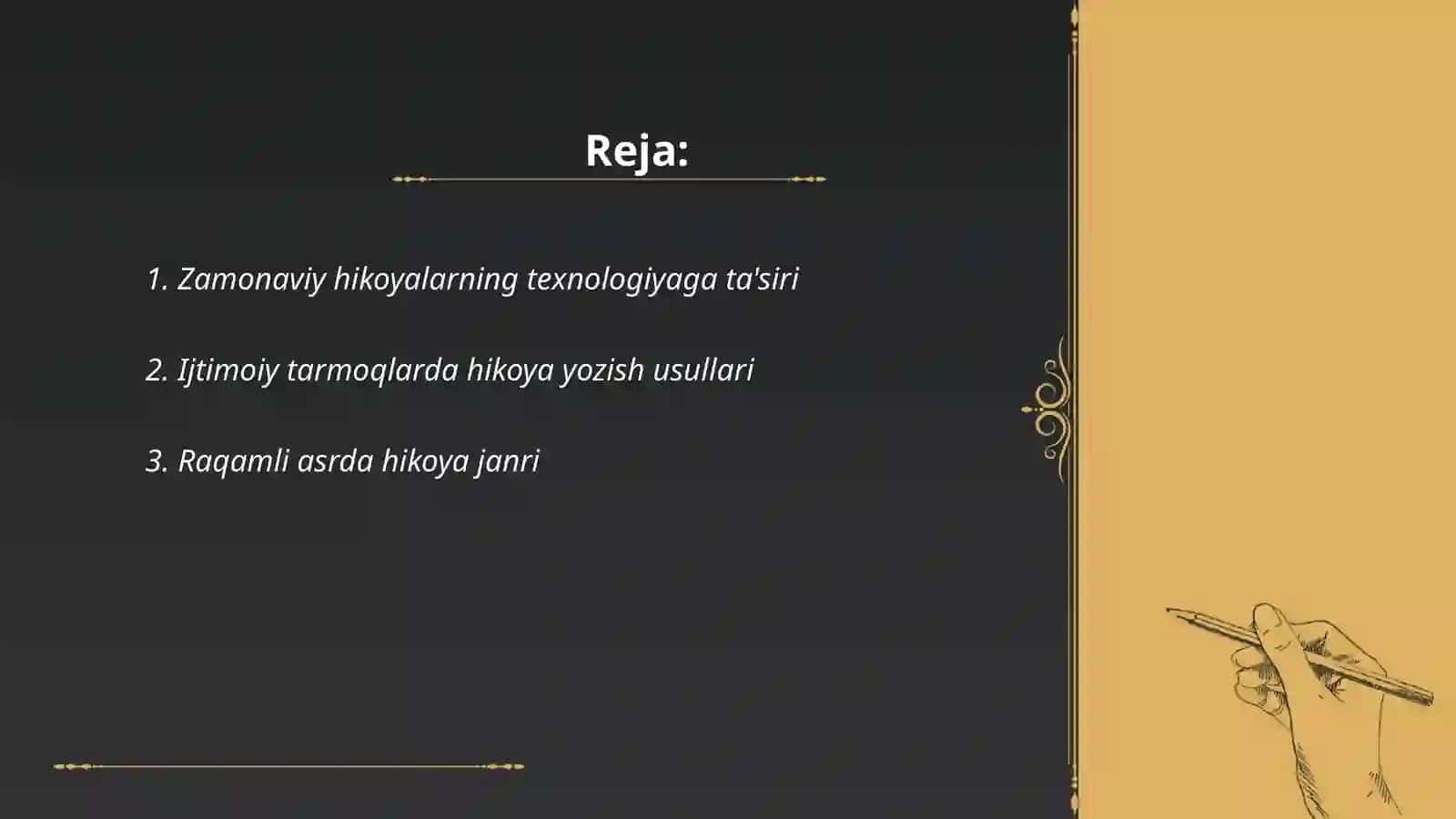 Zamonaviy hikoyalar 2