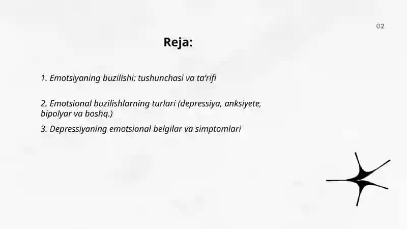 Emotsiyaning buzilishi 2
