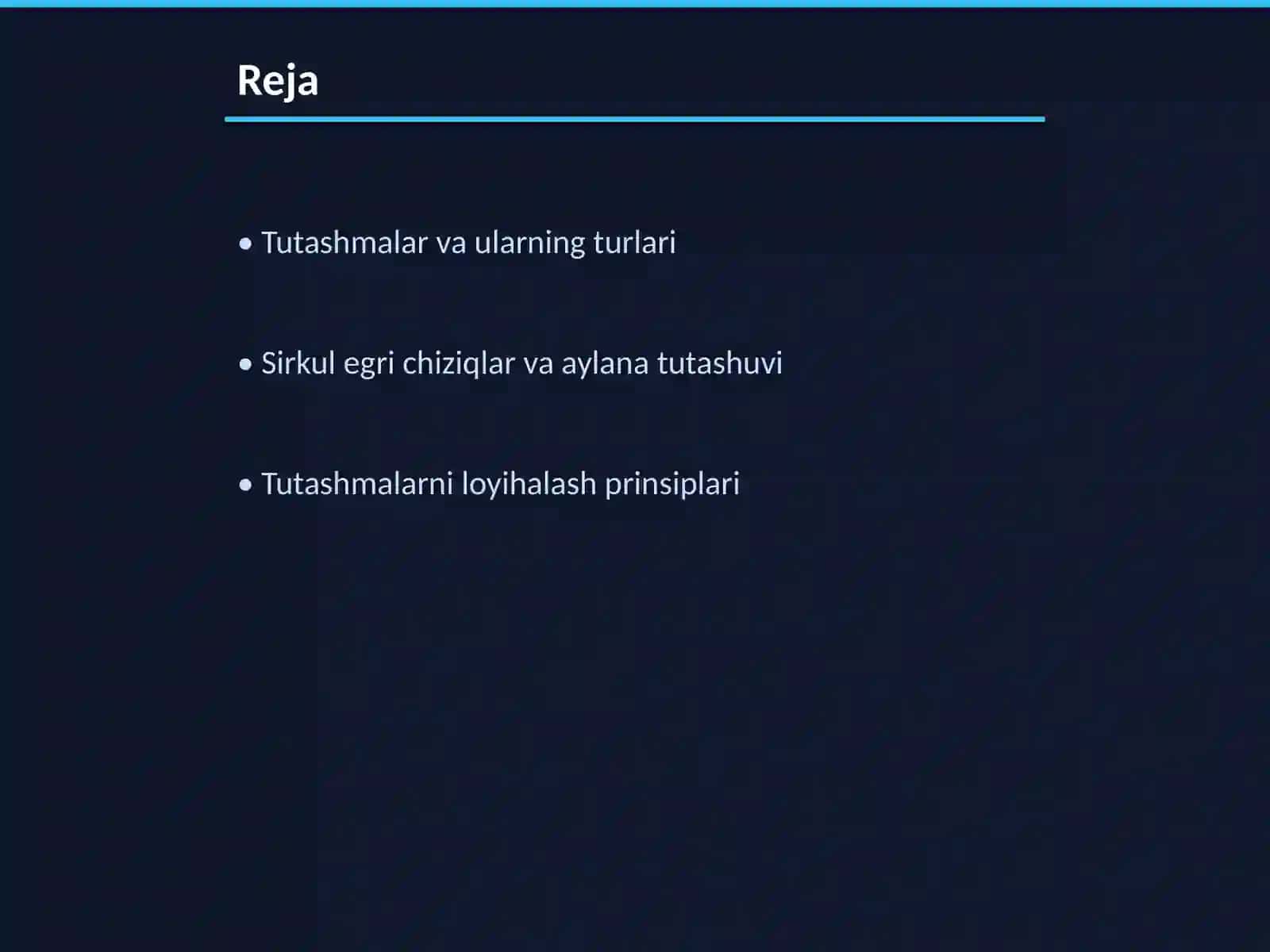 Tutashmalar va ularning turlari 2