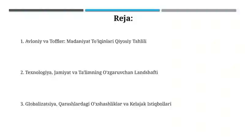 Avloniyning "madaniyatto‘lqinlari" va E.Töffler ning "uchinchito‘lqin" asari 2