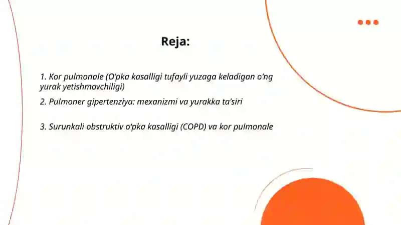 Oʻpka kasalligida kelib chiqadigan yurak kasalliklari 2